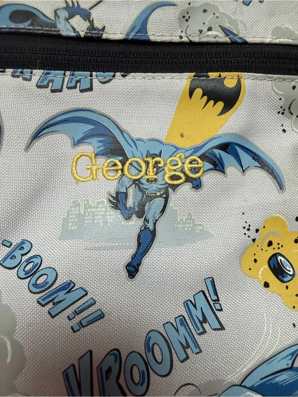 Personalized Batman Lunch Box “George” Insulated Kids Bag